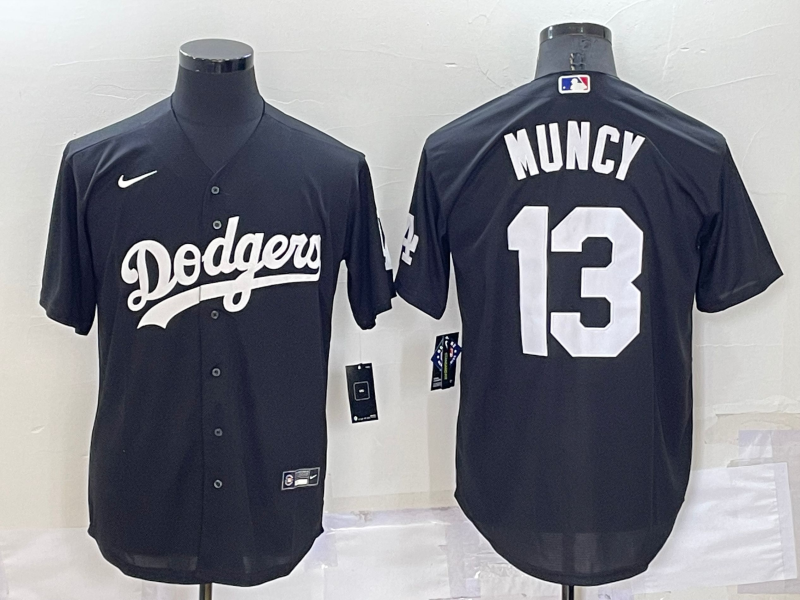2022 Men's Los Angeles Dodgers MUNCY 13 black MLB Jersey