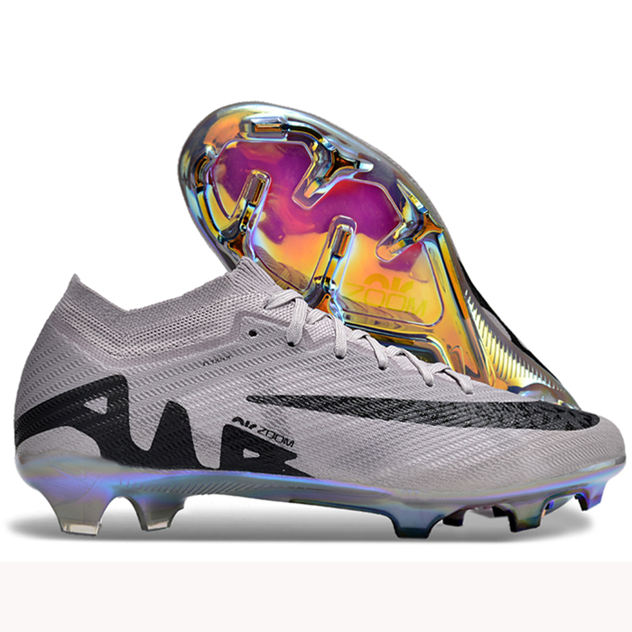 Air Zoom Mercurial Superfly IX Elite FG Soccer Shoes-Gray/Black-5787210
