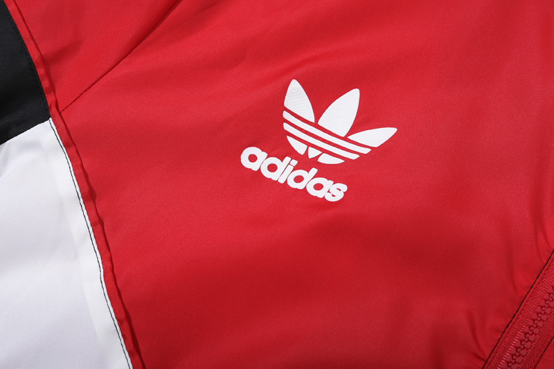 24-25  ManUtd Red Black Windbreaker