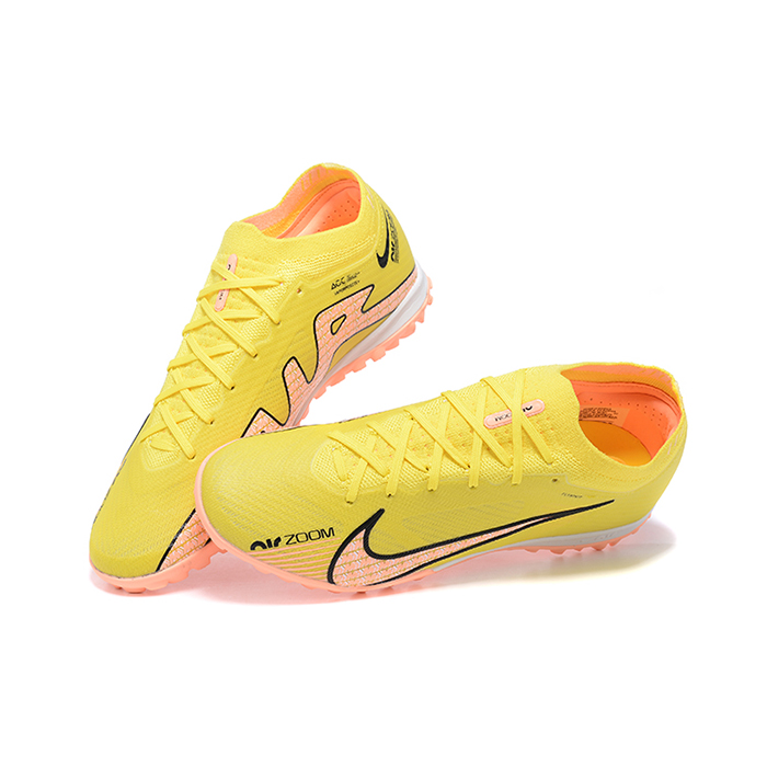 Vapor 15 Academy TF Soccer Shoes-Yellow/Pink-5269527