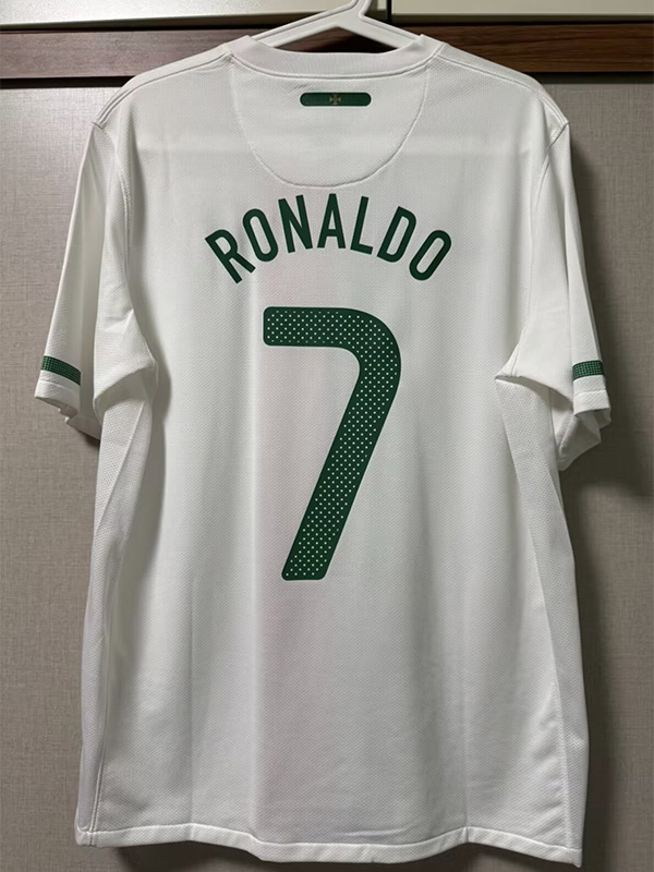 2010 Portugal Away Retro Soccer Jersey