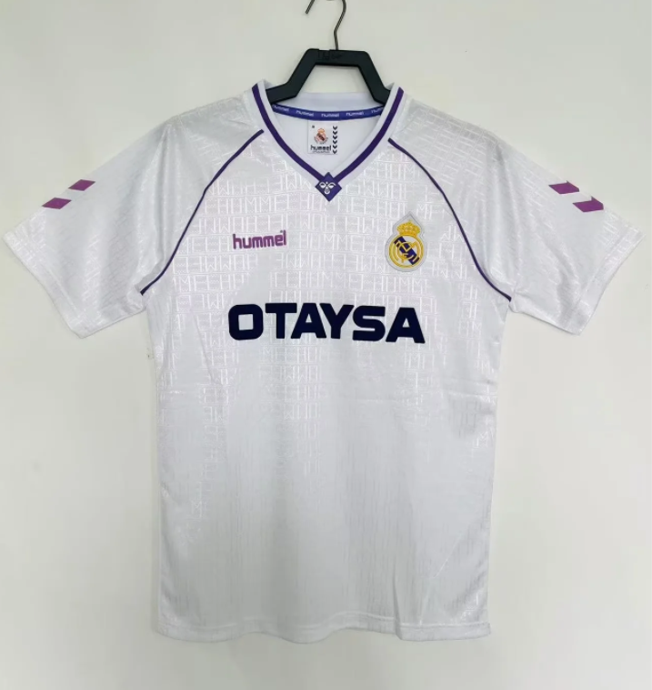 1990-1992 RMA Home Retro Soccer Jersey