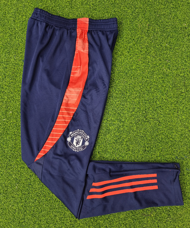 24-25 ManUtd Royal blue Training Long Pants (Have Pocket)