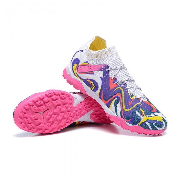 Ultra Ultimate TF Soccer Shoes-White/Purple-9081519