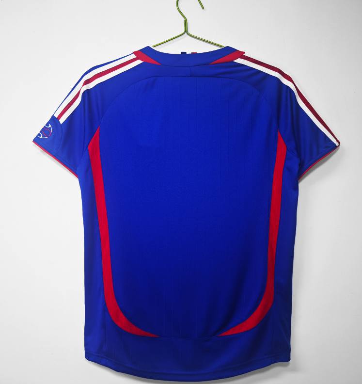2006 France Home Retro Soccer Jersey