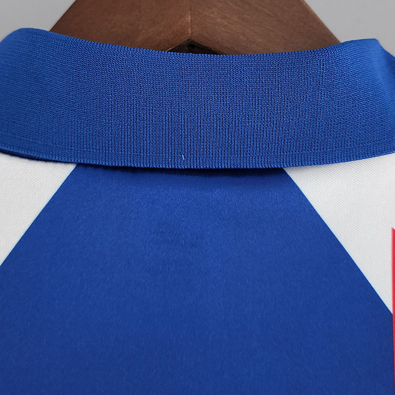 1988-1990 France Home Retro Soccer Jersey