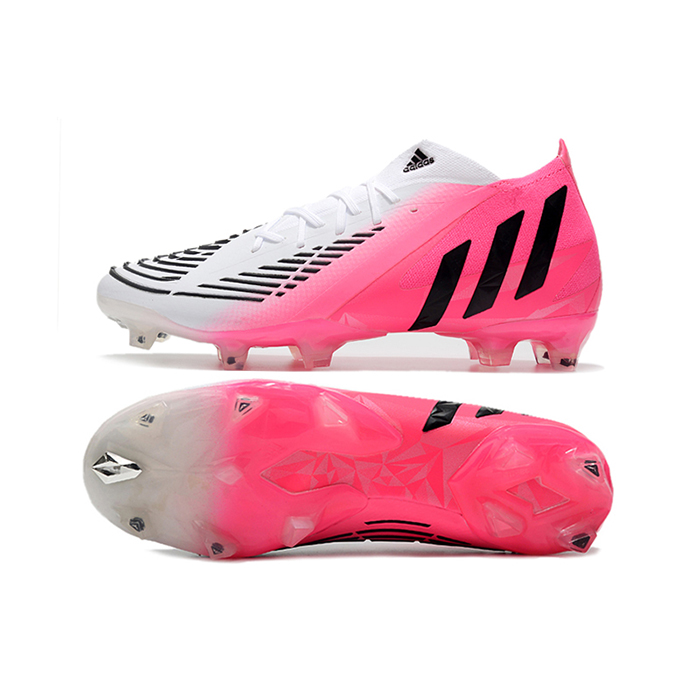Predator Edge Geometric.1 FG Soccer Shoes-White/Pink-9841242