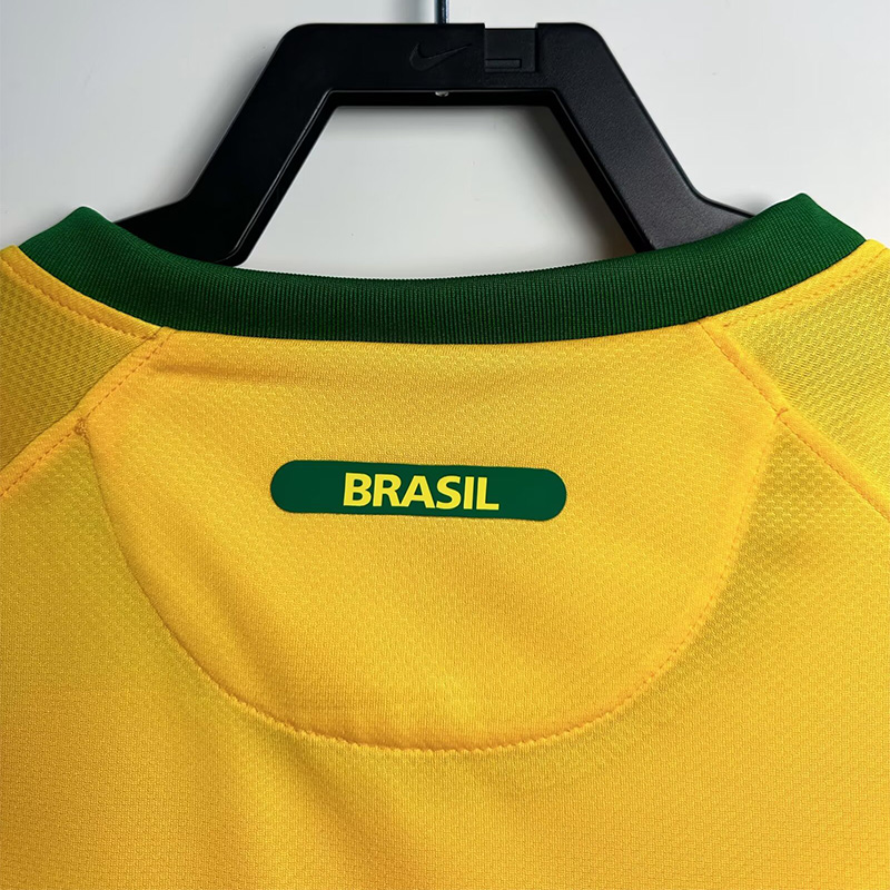 2010 Brazil Home Retro Soccer Jersey