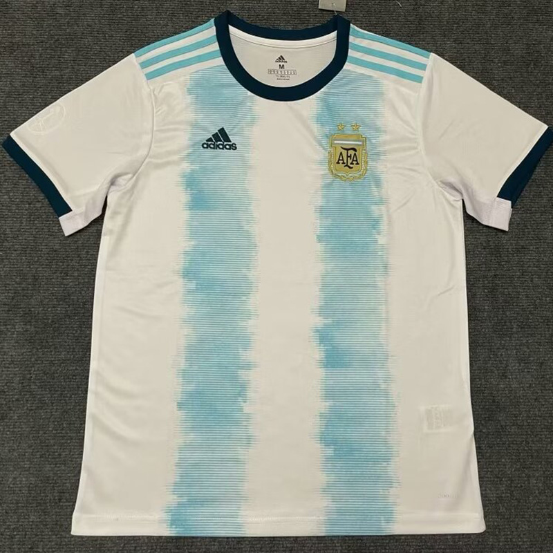 2019 Argentina Home Retro Soccer Jersey