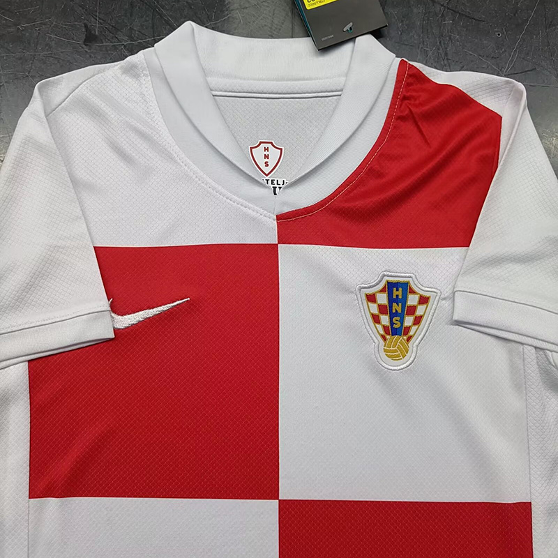 24-25 Croatia Home Kids Soccer Jersey