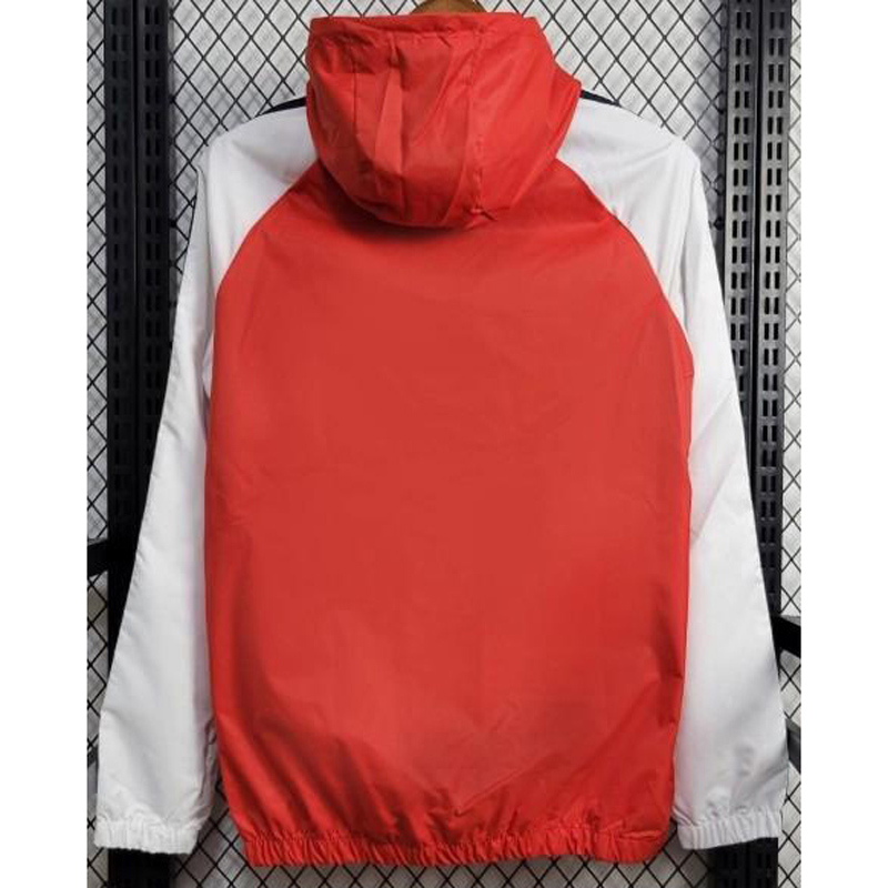 24-25 Internacional Red Windbreaker (白袖)