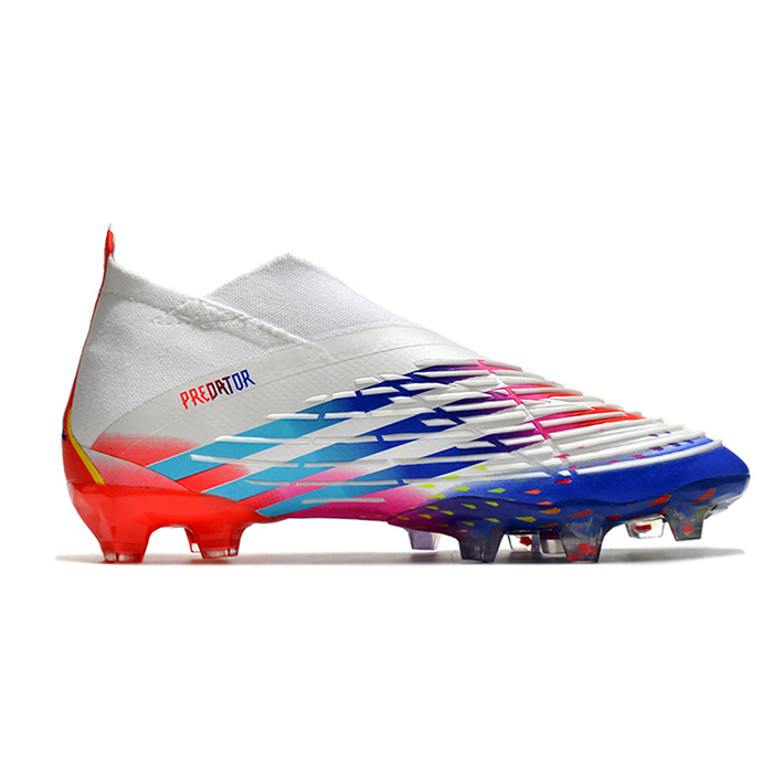 Predator FIFA World Cup Qatar 2022 Edge+FG Soccer Shoes-White/Blue-8867696