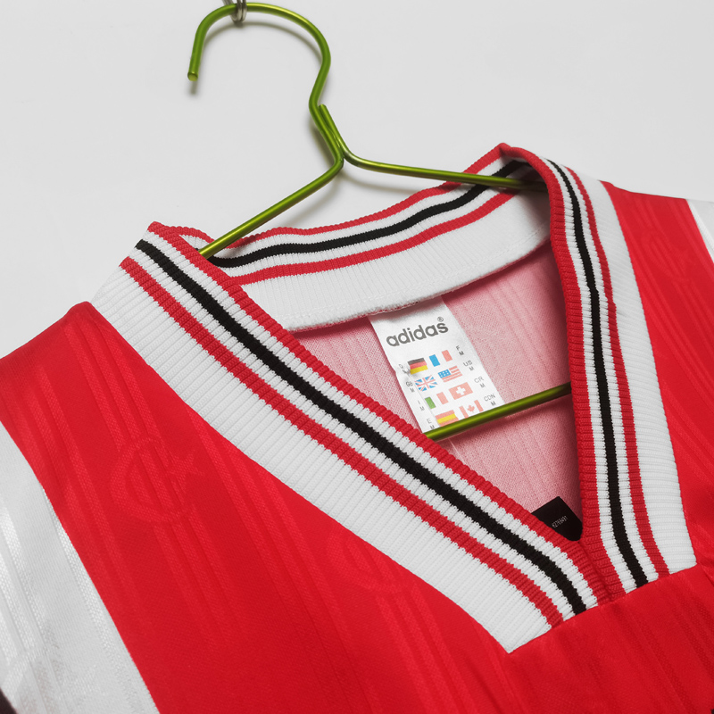 1996 Turkey Red Retro Soccer Jersey