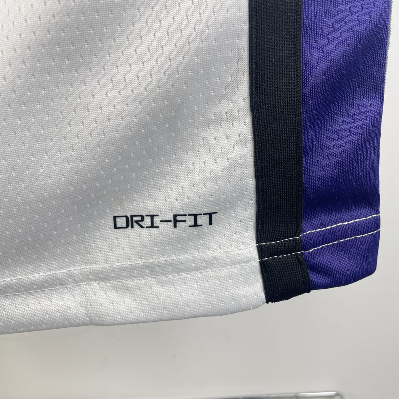 23-24 Kings SABONIS #10 White Top Quality Hot P...