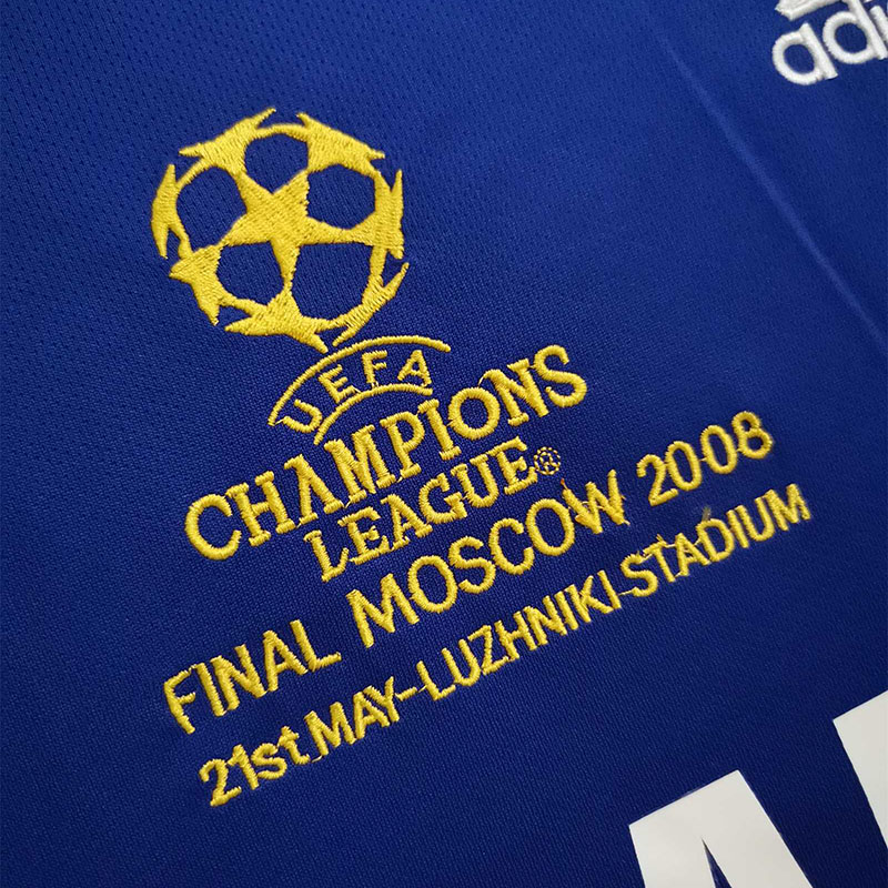 2007-2008 CHE Home Retro Soccer Jersey (带决赛字)