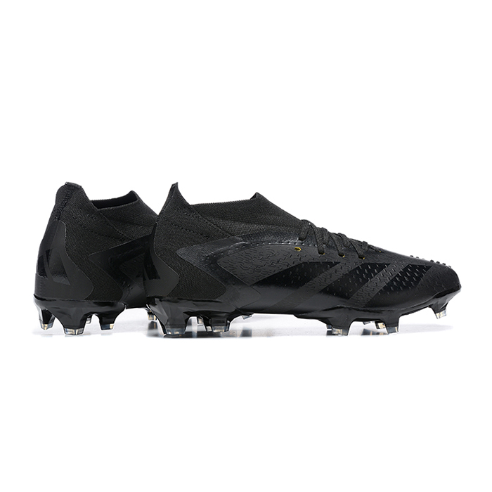 PREDATOR ACCURACY+ FG BOOTS Soccer Shoes-All Black-9726122