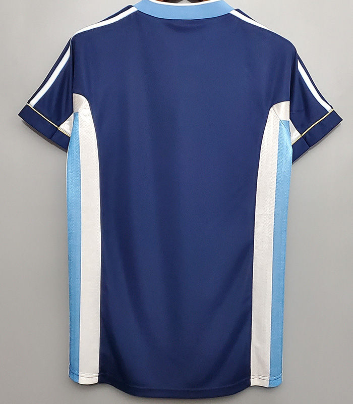 1998 Argentina Away Retro Soccer Jersey