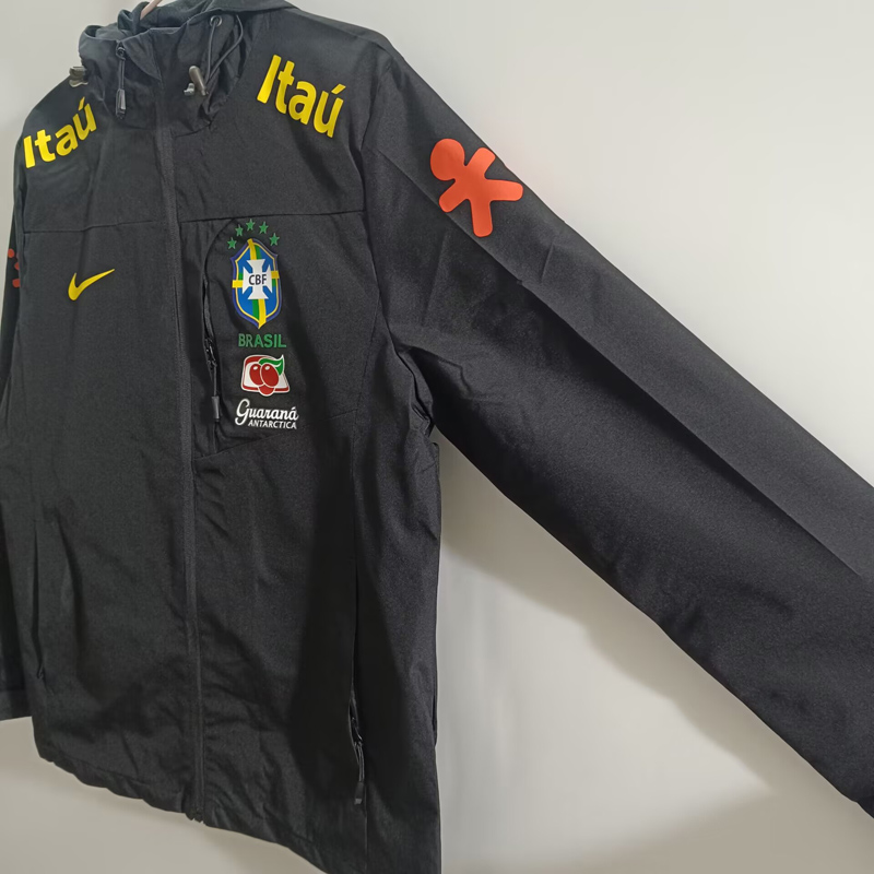 25-26 Brazil Black Windbreaker
