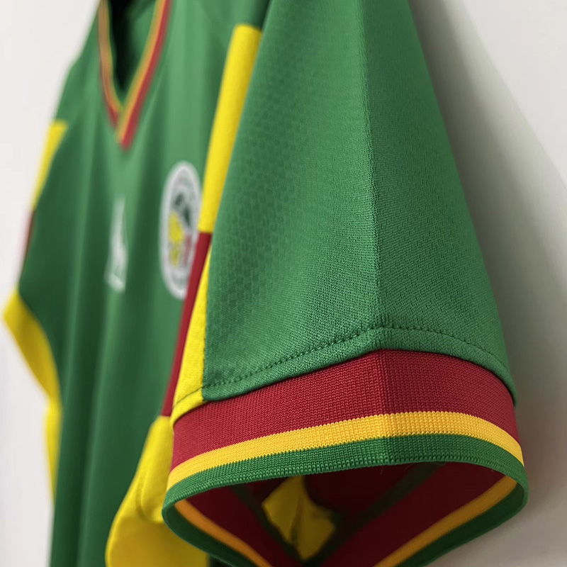 2002 Senegal Green Retro Soccer Jersey