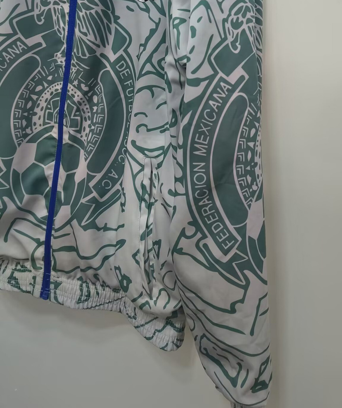 24-25 Mexico Blue & White Double Sided Windbreaker (双面风衣)
