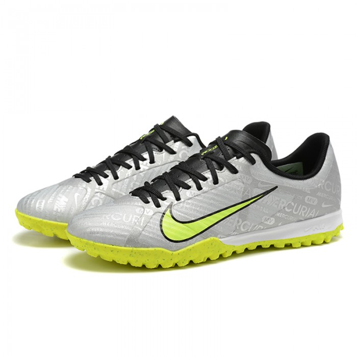 Air Zoom Mercurial Vapor- XV Academy TF Soccer Shoes-Grey/Green-3130964