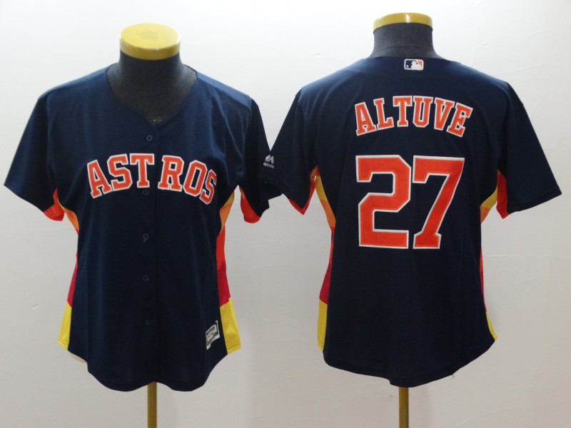 Houston Astros Women's baseball jersey ALTUVE 27 fans edition