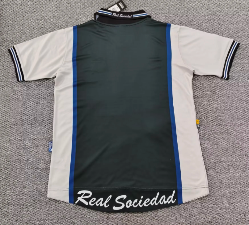 2000-2002 Real Sociedad Away Retro Soccer Jersey
