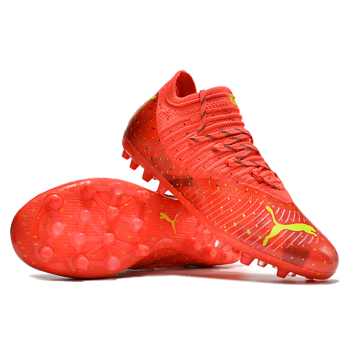 Neymar Future Z 1.3 Instinct MG Soccer Shoes-Red/Yellow-1380627