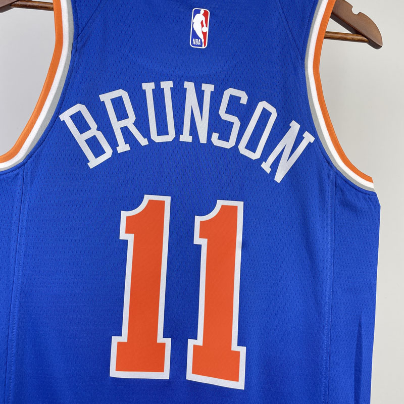 22-23 KNICKS BRUNSION #11 Blue Top Quality Hot ...