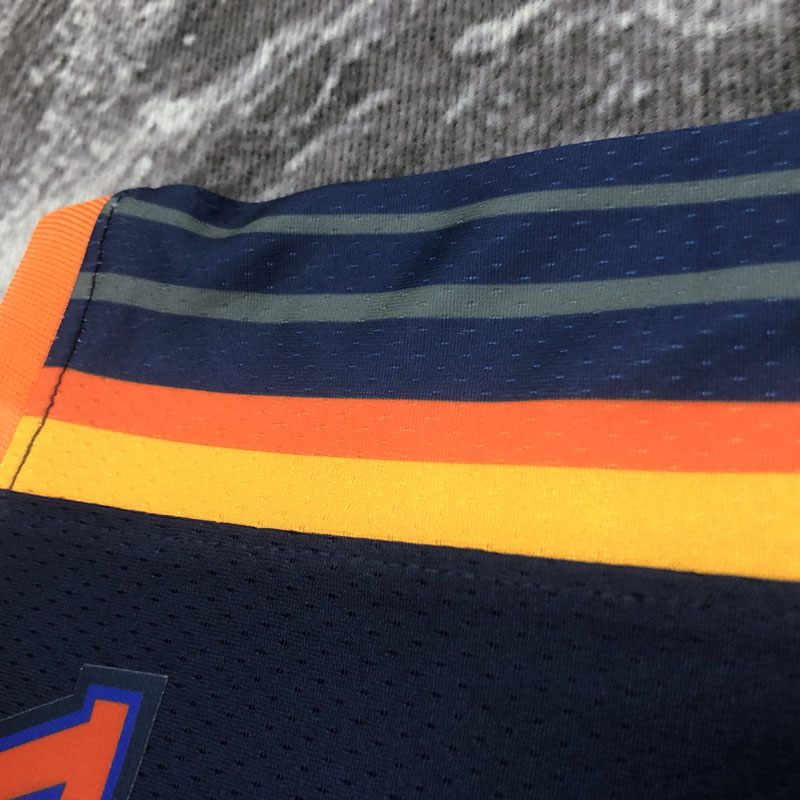 22-23 KNICKS ROSE #4 Black Top Quality Hot Pres...