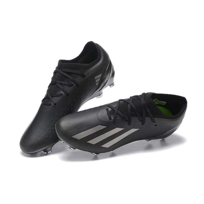 X Speedportal .1 2022 World Cup Boots FG Soccer Shoes-All Black-3695035
