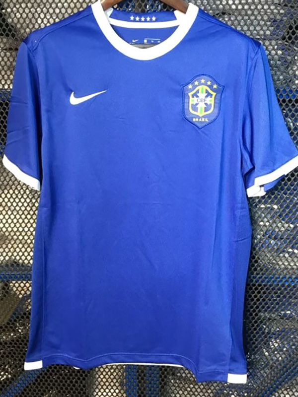 2006 Brazil Away Retro Fans Soccer Jersey