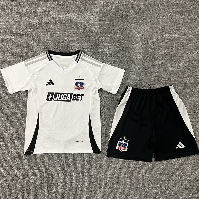25-26 Colo-Colo Home Kids Soccer Jersey