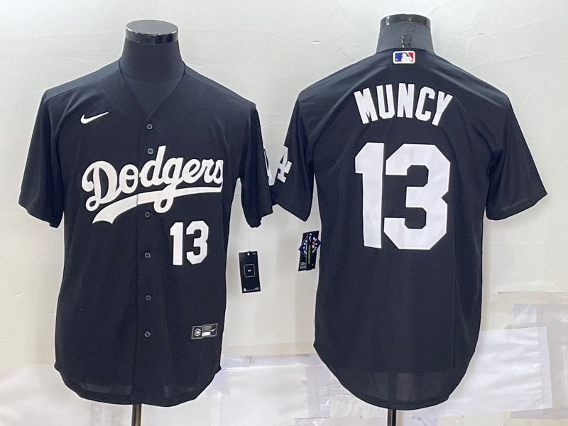 2022 Men's Los Angeles Dodgers MUNCY 13 black MLB Jersey