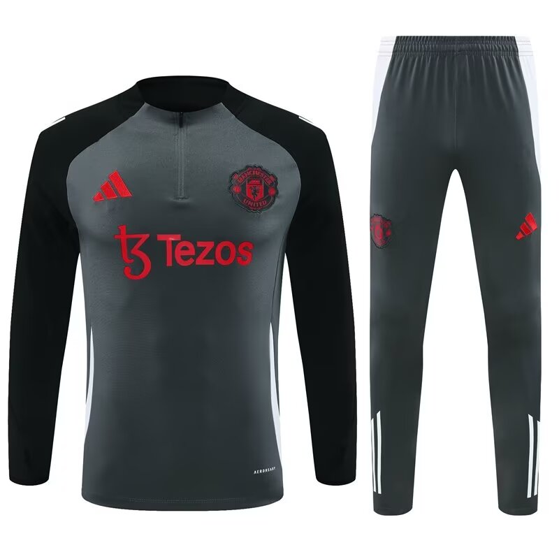 24/25  Man Utd Dark Grey 1:1 Quality Training Jersey