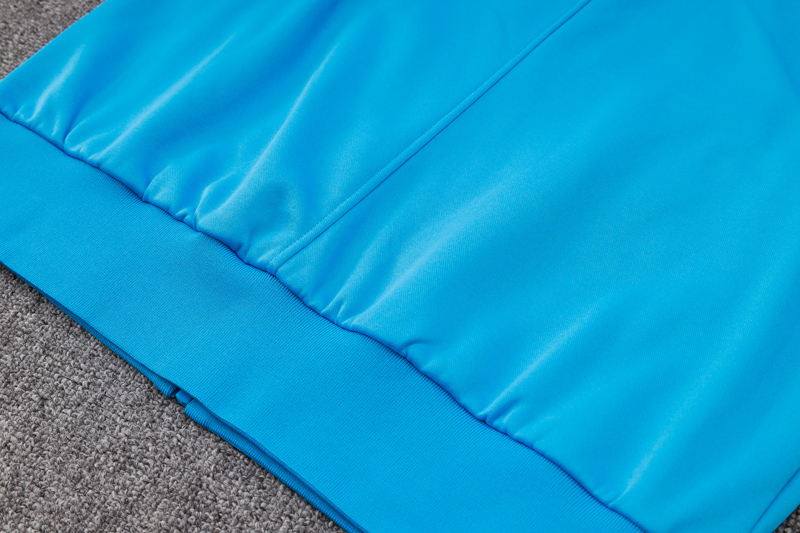 24-25 Brazil Lake blue Hoodie Jacket Tracksuit #F560