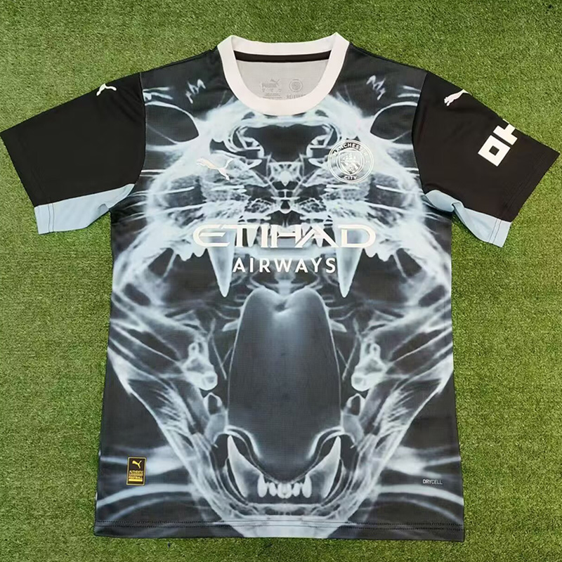 25-26 Man City Blue Grey Concept Edition Training shirts *蓝黑