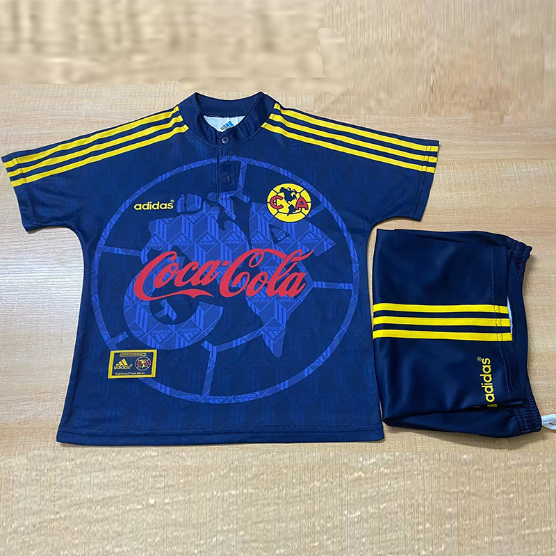 1998-1999 Club America Away Kids Retro Soccer Jersey