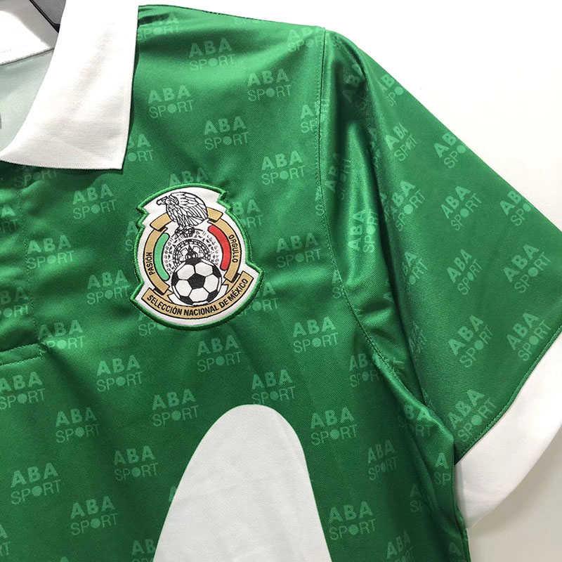 1995 Mexico Home Retro Soccer Jersey