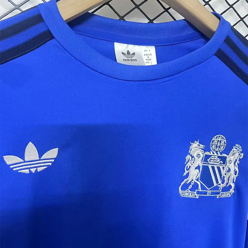 24-25 Man Utd Blue Joint Edition Long Sleeve Soccer Jersey