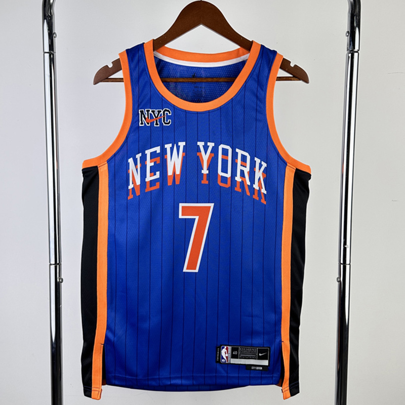 23-34 KNICKS ANTHONY #7 Blue City Edition Top Q...