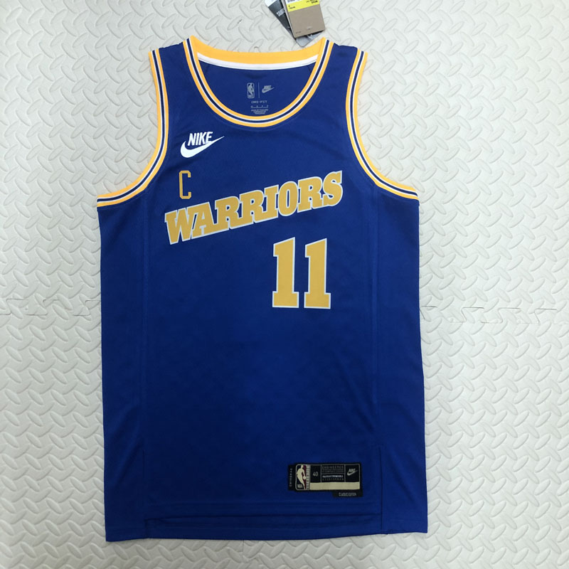 22-23 WARRIORS THOMPSON #11 Blue Top Quality Ho...