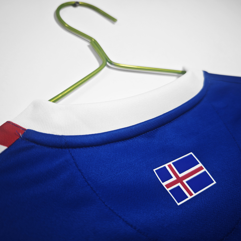 2016-2017 Iceland Home Retro Soccer Jersey