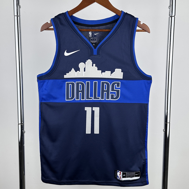 Dallas Mavericks IRVING #11 Royal blue Top Quality Hot Pressing NBA Jersey(雪山)