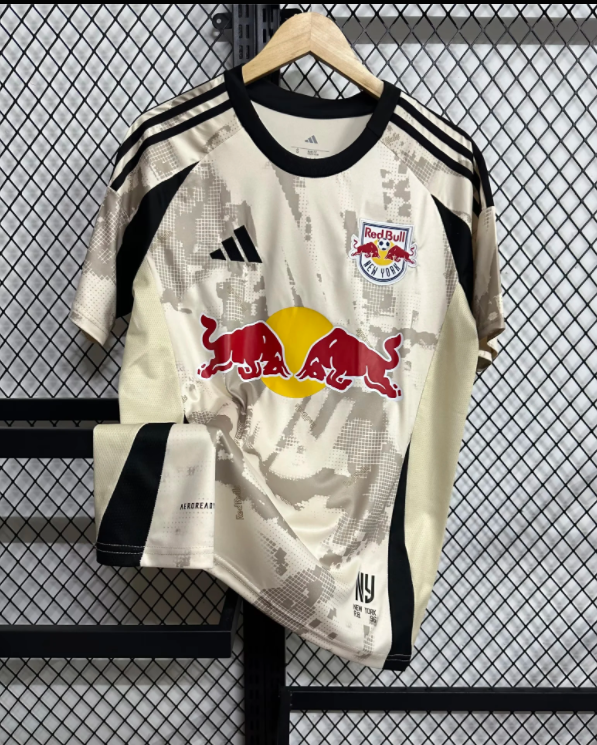 25-26 New York Red Bulls Away Fans Soccer Jersey