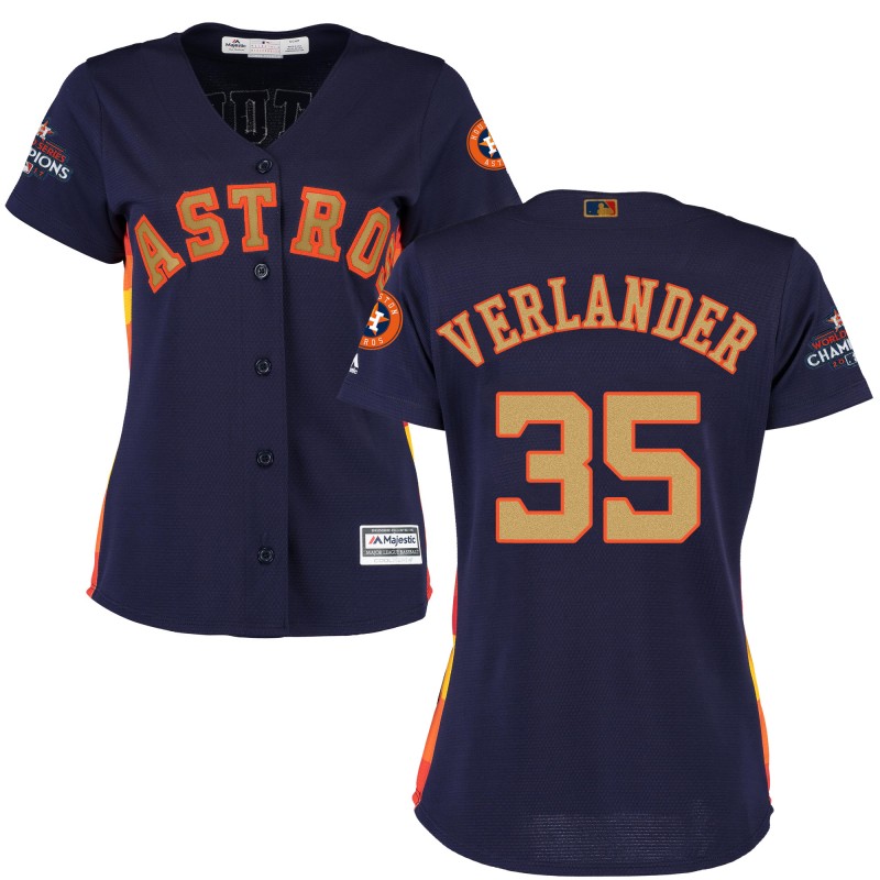 Houston Astros Women's baseball jersey VERLANDER 35