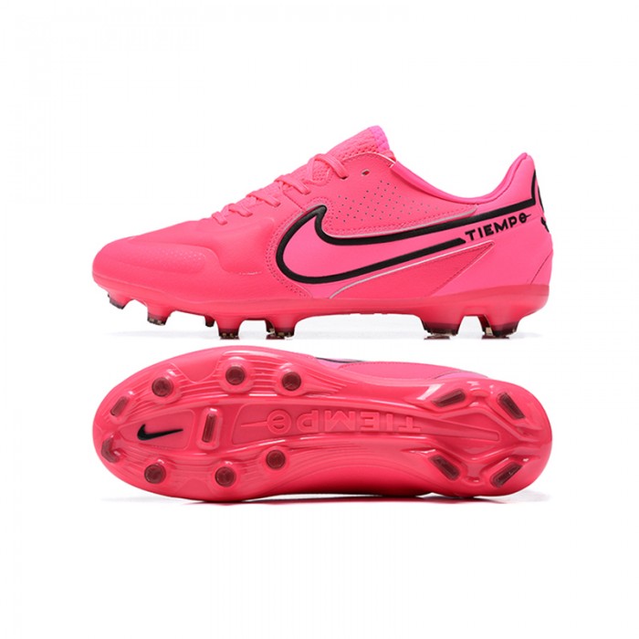 Tiempo Legend 9 Elite FG Soccer Shoes-Pink/Black-458345