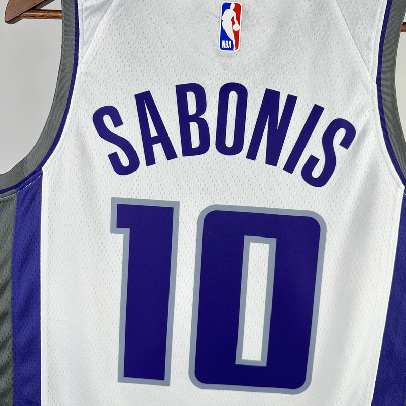 22-23 KINGS SABONIS #10 White Home Top Quality ...