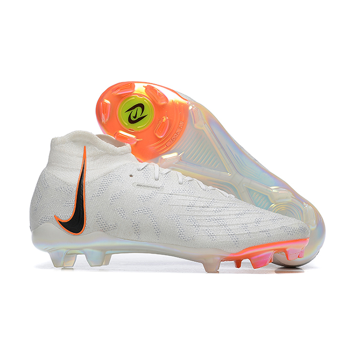 PHANTOM LUNA ELITE FG High Soccer Shoes-White/Orange-1671237
