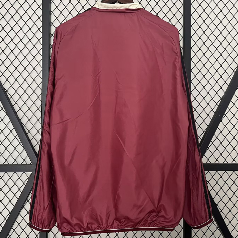 24-25 Belgium Red & Khaki Double Sided Windbreaker (双面风衣)